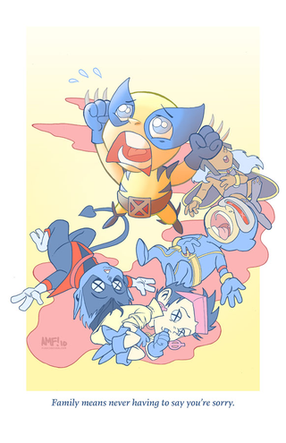 Illustration for article titled Adorable renditions of comics' greatest tragedies